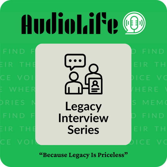 Family Legacy Interview Series | Guided Multi-Session Memoir Recording (Team-led)